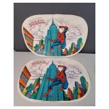 Vintage 1978 Spider-Man Place Mats (Qty 2)