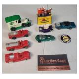 Vintage Group of Cars Some Redlines, tootsie