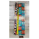 Group of Wrapping Paper - Pokemon, Racecars