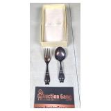 Sterling Baby Fork & Spoon