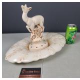 Red Wing Deer Water Frog Center Piece Planter