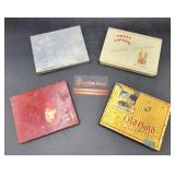 Group of 4 Vintage Cigarette Tins