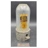 Vintage Betty Barker Glass Bubble Gum Machine -