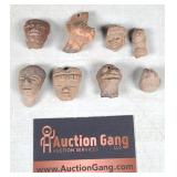 Group of Fertility Heads (?) From Mexico City, Mex