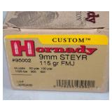 Ammo Hornady 9mm - full box
