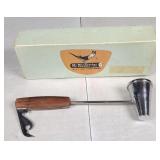 Mr. Woodpecker Jigger & Opener w Box