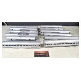 Group of Nebraska Zephyr Train Cars HO Gauge