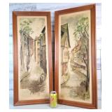 2 Yavorski Canvas Paintings 14' × 34'