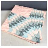 Oval, Quilted Coverlet