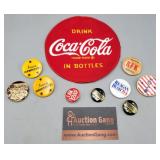 Group of Pins & Coca Cola Patch
