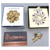 Group of Ladies Brooches