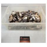 Tote of Silverplate Flatware