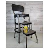 Black Step Stool Chair