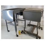 Pair of Metal Typewriter Stands
