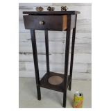 Wood Stand 25' H × 9' w/Drawer