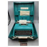 Vintage Olivetti Studio 45 Typewriter Teal With