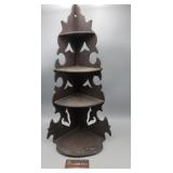Wood Corner Wall Shelf 24' Tall