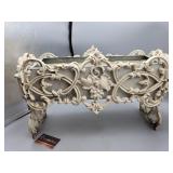 Vintage Cast Iron Plant Stand 13.5'T 20.5' W 7'