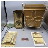 Vintage Letter/Key Holders, Waste Baskets