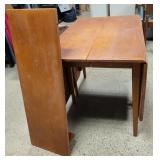 Wooden Table 29'W × 30'H × 42 D, 2 Fold Down