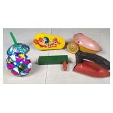 Group of Tin Toys & Noise Makers