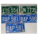 Group of License Plates