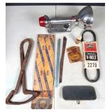 Misc Garage Items - Car Parts, Flashlight, etc.