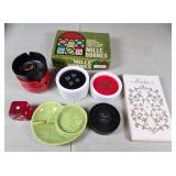Ashtrays,coasters,game