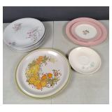 Group of assorted plates