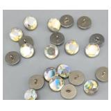 Swarovski Crystals 2Pkgs 24Pcs. AB, Silver