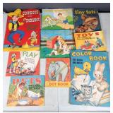 Group of Children's Coloring Books