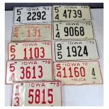 Group of License Plates