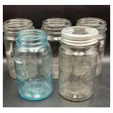 Mason Jars - Presto, Atlas- lot of 5
