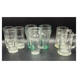 Glassware - Tones, Coke, Columbus - Lot of 8