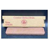 Longaberger Pottery - Cracker Basket Brick - NIB