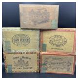 Cigar Boxes - San Felice, Beeson's, Ruskin,
