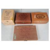 Group of Cigar Boxes