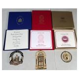 Group of White House Christmas Ornaments