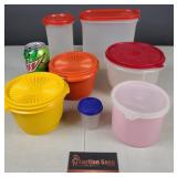 Group of Tupperware