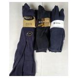*NEW* Group of Socks 2pks of Navy Blue 1pk Black
