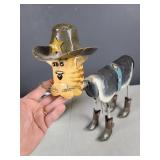 Outdoor Bobblehead Metal Cat missing tail