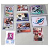Group of Football Auto & Jersey Cards