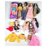 Group of Assorted Dolls
