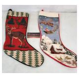 2 Embroidered Stockings
