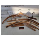 Group of Wooden Hangers