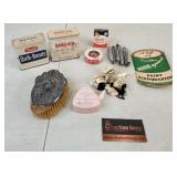 Group of Misc - Vanity Brush, Vintage Sewing, Hair