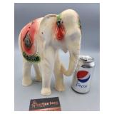 Vintage Elephant Chalk Ware 10' Tall