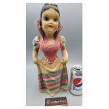 Antique Snow White Chalk Ware 14' Tall