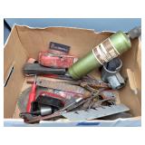 Box of Tools Wrenches -  Sharpening Stone - Files