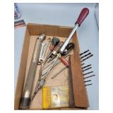 Flat of Tools & Drill Bits